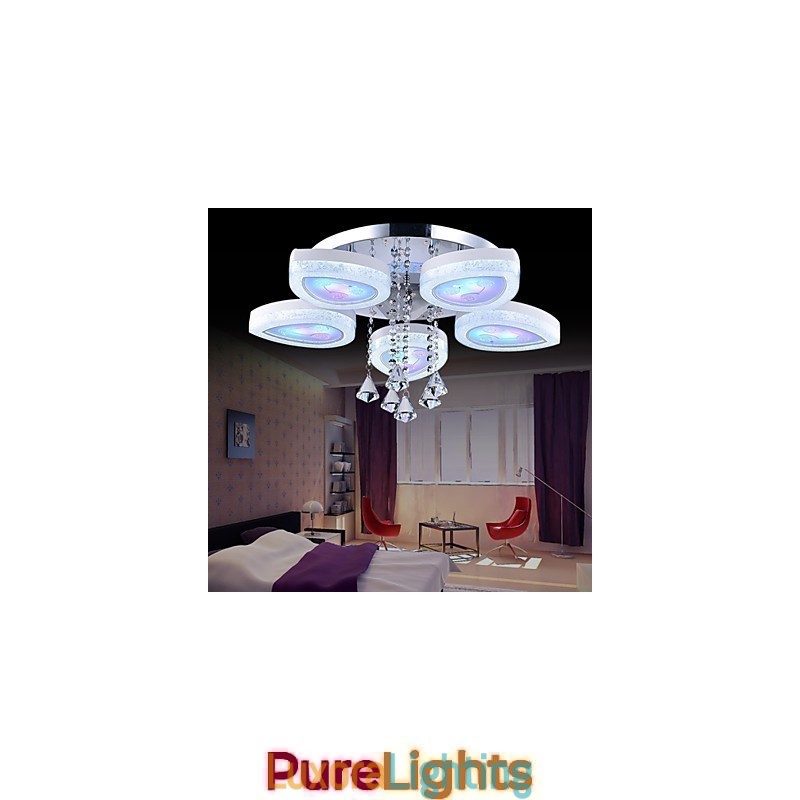 Designer Touch Decorative Flush Mount Modern Contemporary Metal