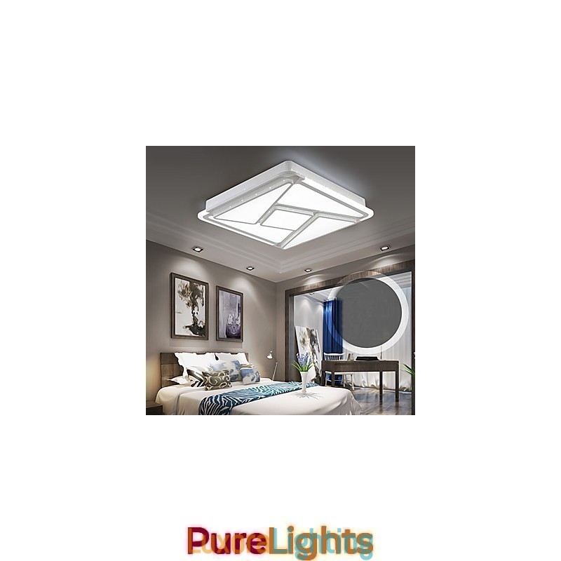 Designer Touch Decorative Flush Mount Modern Contemporary Metal