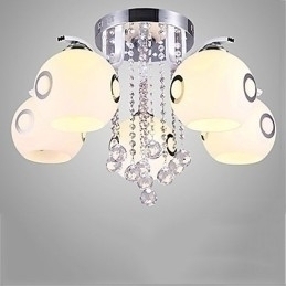 Designer Touch Decorative Flush Mount Crystal Modern Contemporary Glass