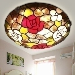 Designer Touch Decorative Mediterranean Sweet Children Absorb Dome Light Rose 50 Cm in Diameter