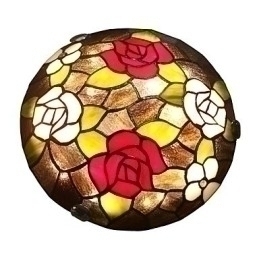 Designer Touch Decorative Mediterranean Sweet Children Absorb Dome Light Rose 50 Cm in Diameter