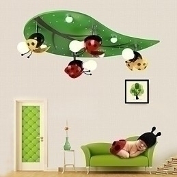 Designer Touch Decorative Flush Mount Modern Contemporary Wood Bamboo