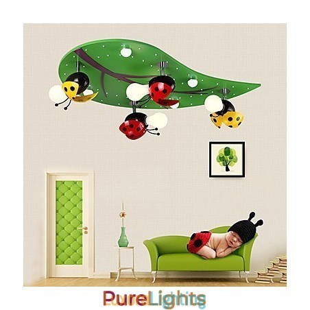 Designer Touch Decorative Flush Mount Modern Contemporary Wood Bamboo