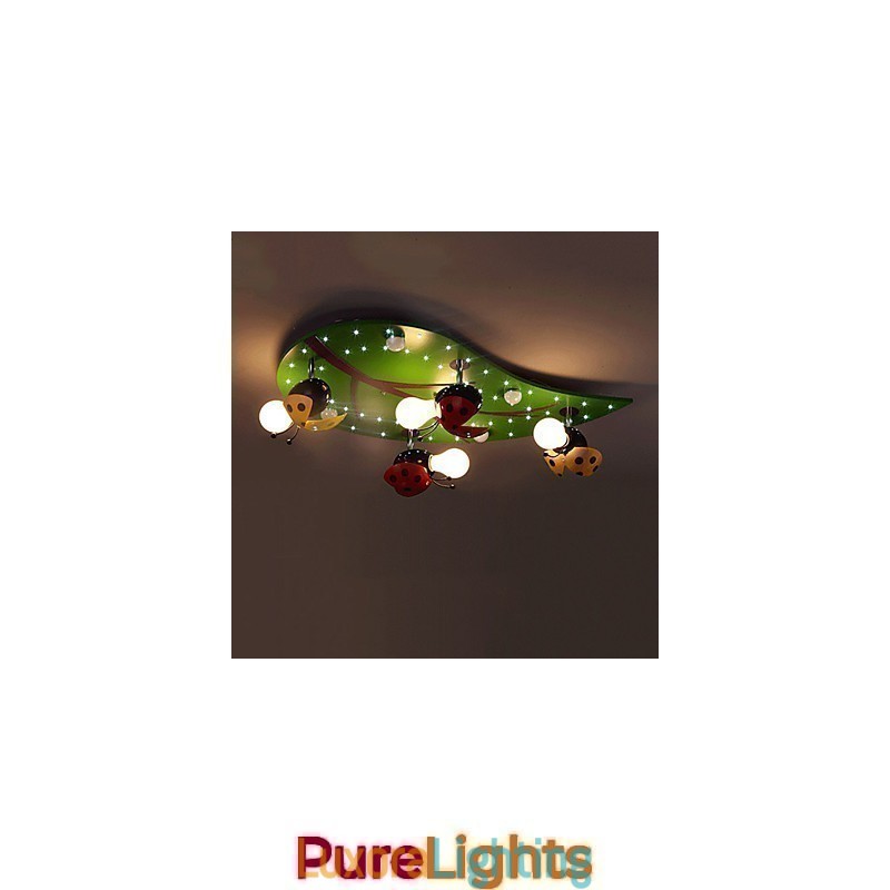 Designer Touch Decorative Flush Mount Modern Contemporary Wood Bamboo