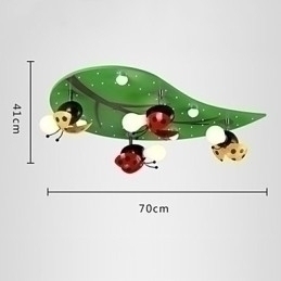 Designer Touch Decorative Flush Mount Modern Contemporary Wood Bamboo