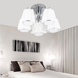 Designer Touch Decorative Flush Mount Crystal Modern Contemporary Glass