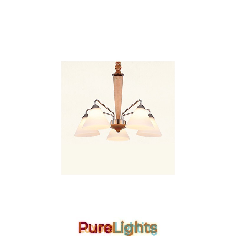 Designer Touch Decorative Flush Mount Mini Style Modern Contemporary Wood Bamboo