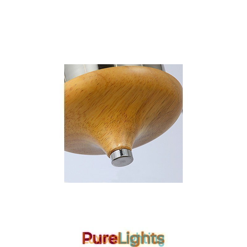 Designer Touch Decorative Flush Mount Mini Style Modern Contemporary Wood Bamboo