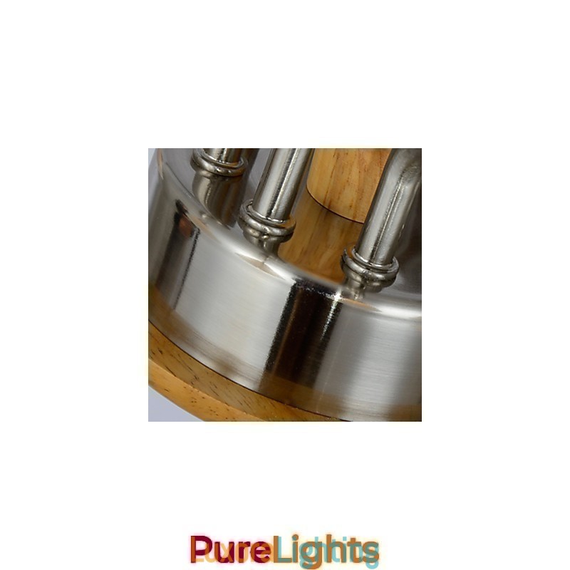 Designer Touch Decorative Flush Mount Mini Style Modern Contemporary Wood Bamboo