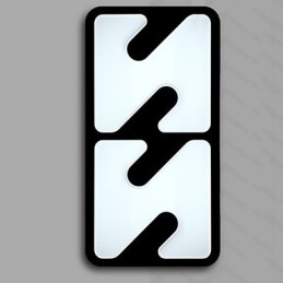 Designer Touch Decorative Flush Mount Modern Contemporary Metal