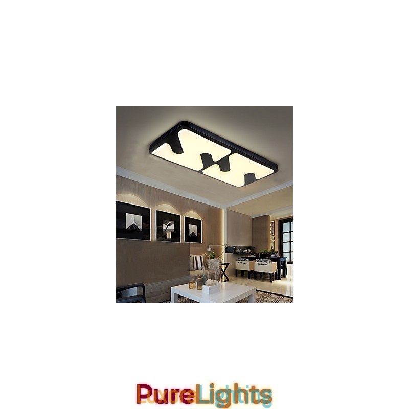 Designer Touch Decorative Flush Mount Modern Contemporary Metal