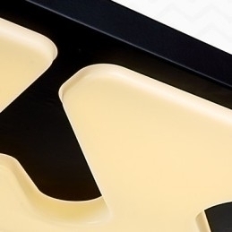 Designer Touch Decorative Flush Mount Modern Contemporary Metal