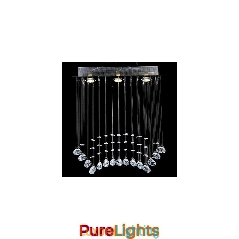 Designer Touch Decorative Traditional Classic Crystal Chrome Metal Flush Mount