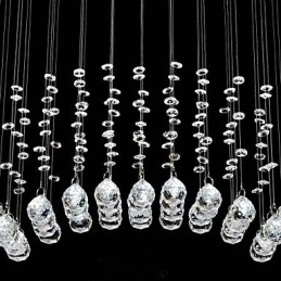 Designer Touch Decorative Traditional Classic Crystal Chrome Metal Flush Mount