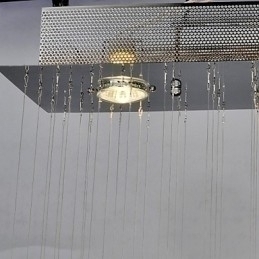 Designer Touch Decorative Traditional Classic Crystal Chrome Metal Flush Mount