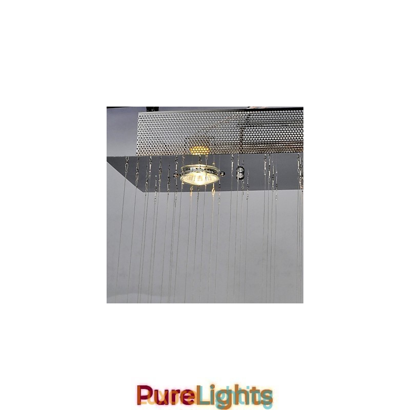 Designer Touch Decorative Traditional Classic Crystal Chrome Metal Flush Mount