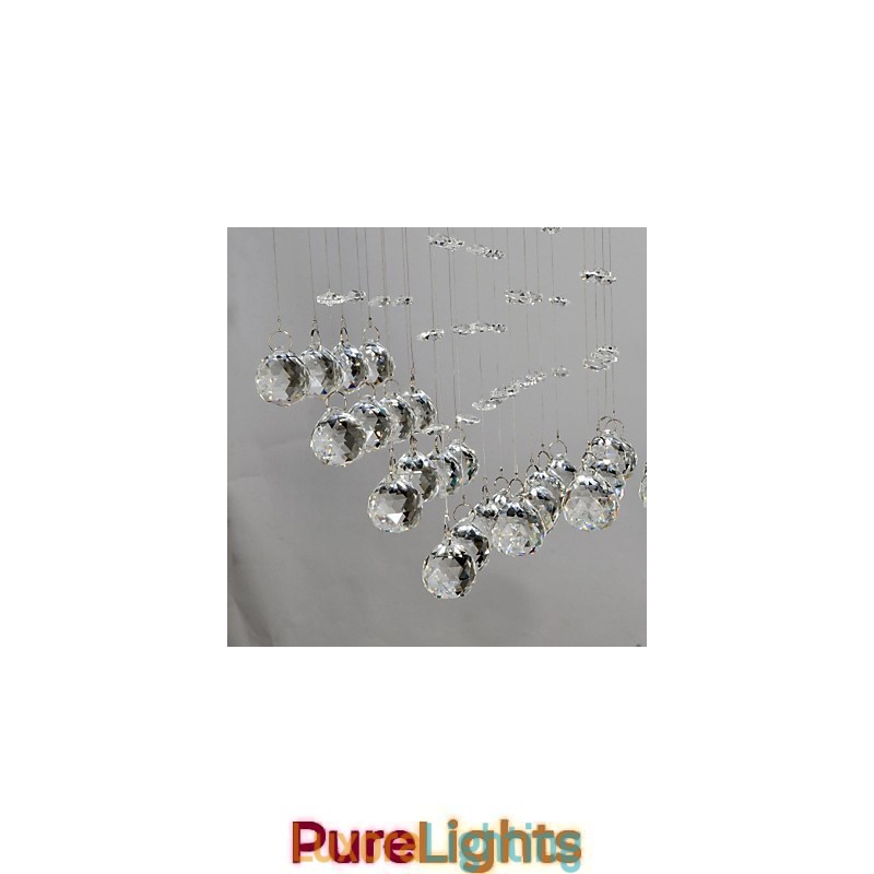 Designer Touch Decorative Traditional Classic Crystal Chrome Metal Flush Mount