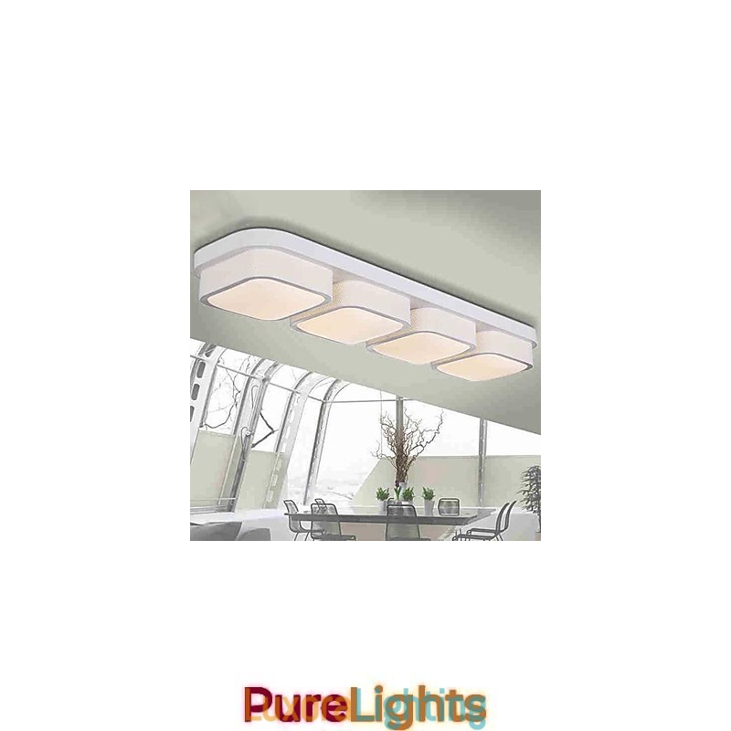 Designer Touch Decorative Modern Contemporary Metal Flush Mount