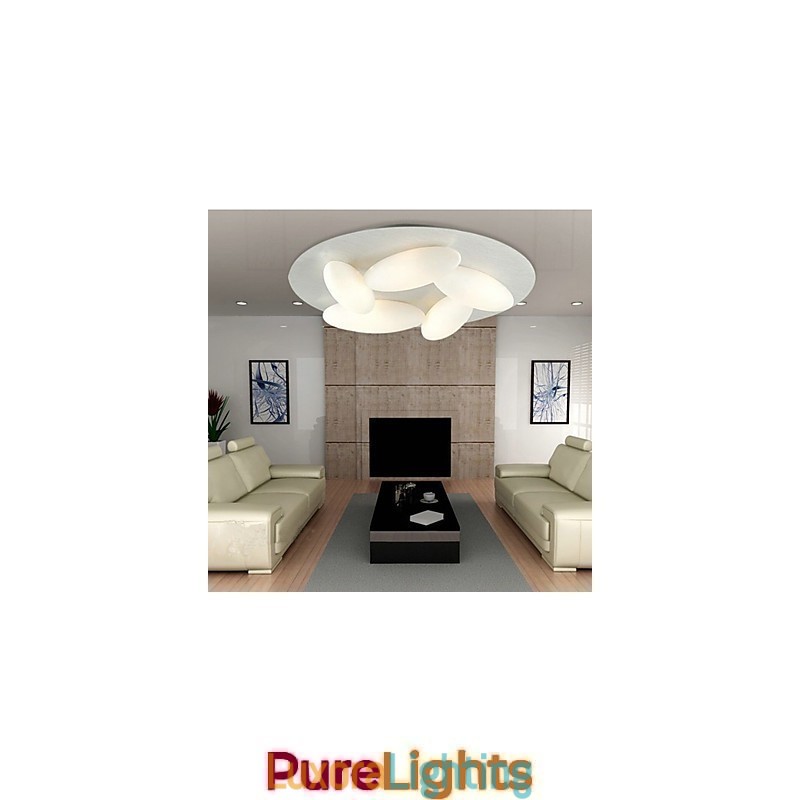 Designer Touch Decorative Modern Flush Mount with 5 Lights (G9 Bulb Base)