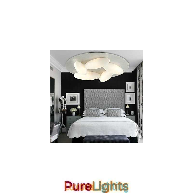 Designer Touch Decorative Modern Flush Mount with 5 Lights (G9 Bulb Base)