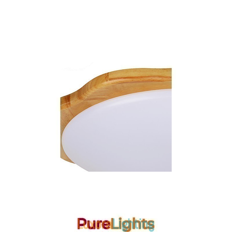 Designer Touch Decorative Flush Mount Traditional Classic Wood Bamboo