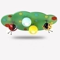 Designer Touch Decorative Flush Mount Modern Contemporary Wood Bamboo