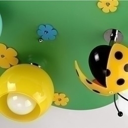 Designer Touch Decorative Flush Mount Modern Contemporary Wood Bamboo