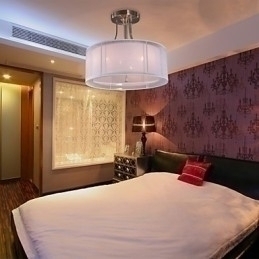 Designer Touch Decorative Modern Acrylic Flush Mount with 3 Lights Cylinder Design