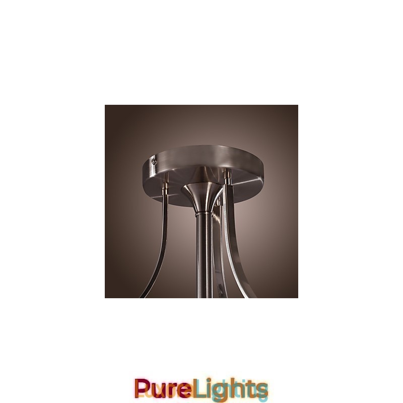 Designer Touch Decorative Modern Acrylic Flush Mount with 3 Lights Cylinder Design