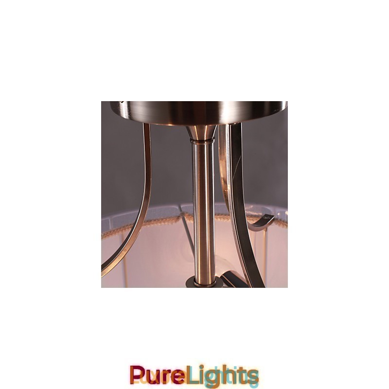 Designer Touch Decorative Modern Acrylic Flush Mount with 3 Lights Cylinder Design