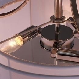 Designer Touch Decorative Modern Acrylic Flush Mount with 3 Lights Cylinder Design