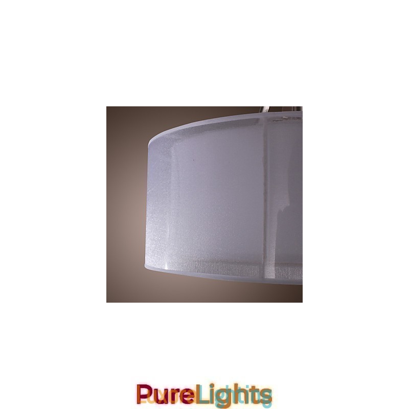 Designer Touch Decorative Modern Acrylic Flush Mount with 3 Lights Cylinder Design