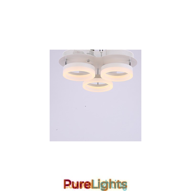 Designer Touch Decorative Flush Mount Modern Contemporary Metal