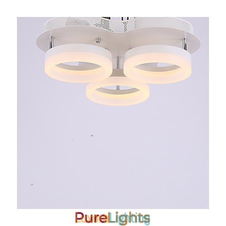 Designer Touch Decorative Flush Mount Modern Contemporary Metal