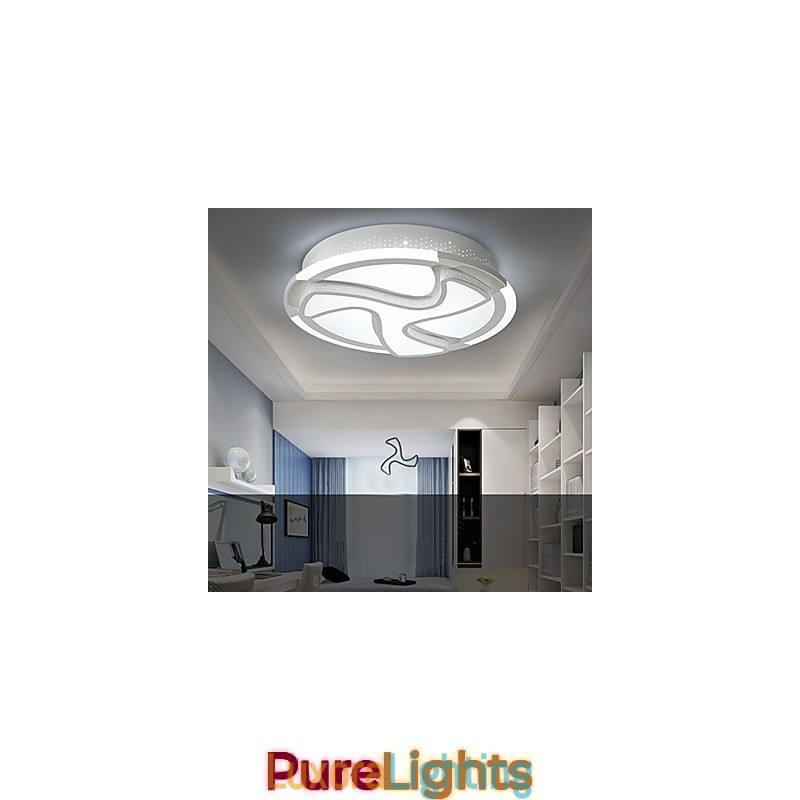 Designer Touch Decorative Flush Mount Modern Contemporary Metal