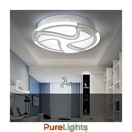 Designer Touch Decorative Flush Mount Modern Contemporary Metal