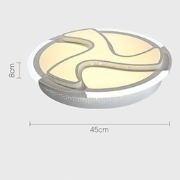 Designer Touch Decorative Flush Mount Modern Contemporary Metal