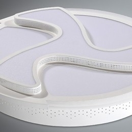 Designer Touch Decorative Flush Mount Modern Contemporary Metal