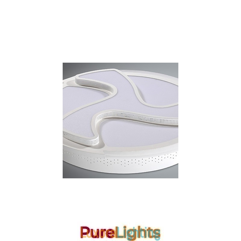 Designer Touch Decorative Flush Mount Modern Contemporary Metal