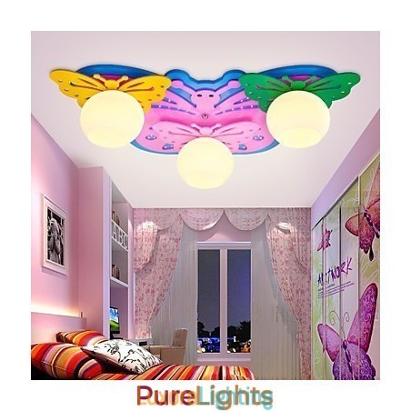 Designer Touch Decorative Flush Mount Modern Contemporary Wood Bamboo