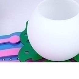 Designer Touch Decorative Flush Mount Modern Contemporary Wood Bamboo