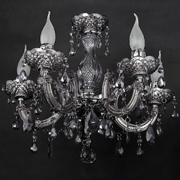 Designer Touch Decorative Modern Contemporary Crystal Metal Flush Mount