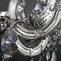 Designer Touch Decorative Modern Contemporary Crystal Metal Flush Mount