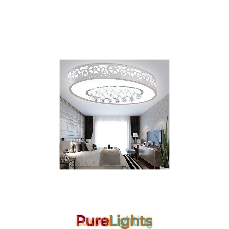 Designer Touch Decorative Flush Mount Modern Contemporary Metal