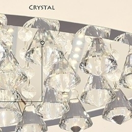 Designer Touch Decorative Flush Mount Modern Contemporary Metal