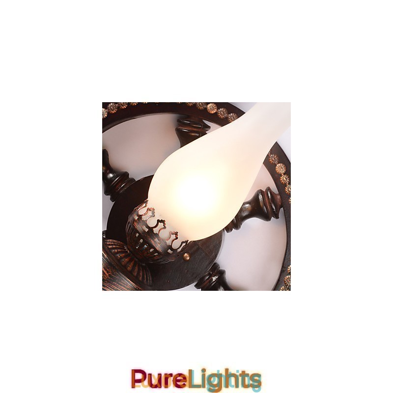 Designer Touch Decorative Flush Mount Mini Style Retro