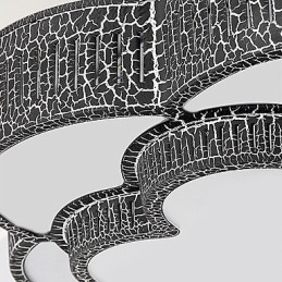 Designer Touch Decorative Flush Mount Modern Contemporary Metal