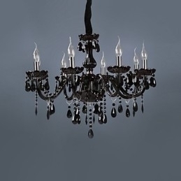 Designer Touch Decorative Modern Contemporary Crystal Electroplated Chandelier
