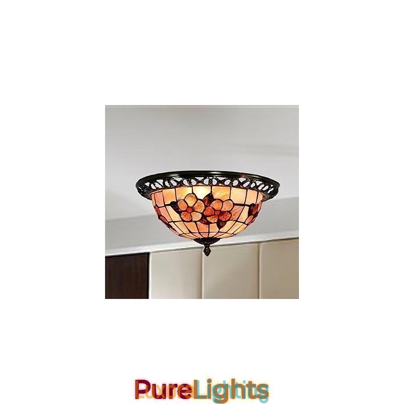 Designer Touch Decorative Mini Style Brass Metal Flush Mount