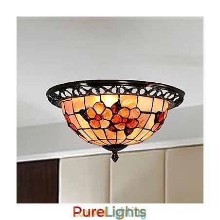 Designer Touch Decorative Mini Style Brass Metal Flush Mount